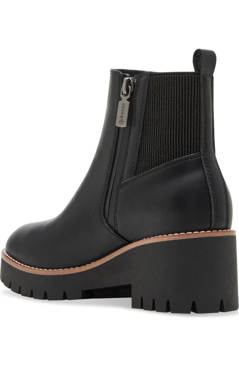 Blondo Damaris Waterproof Platform Bootie, Alternate, color, Black Leather