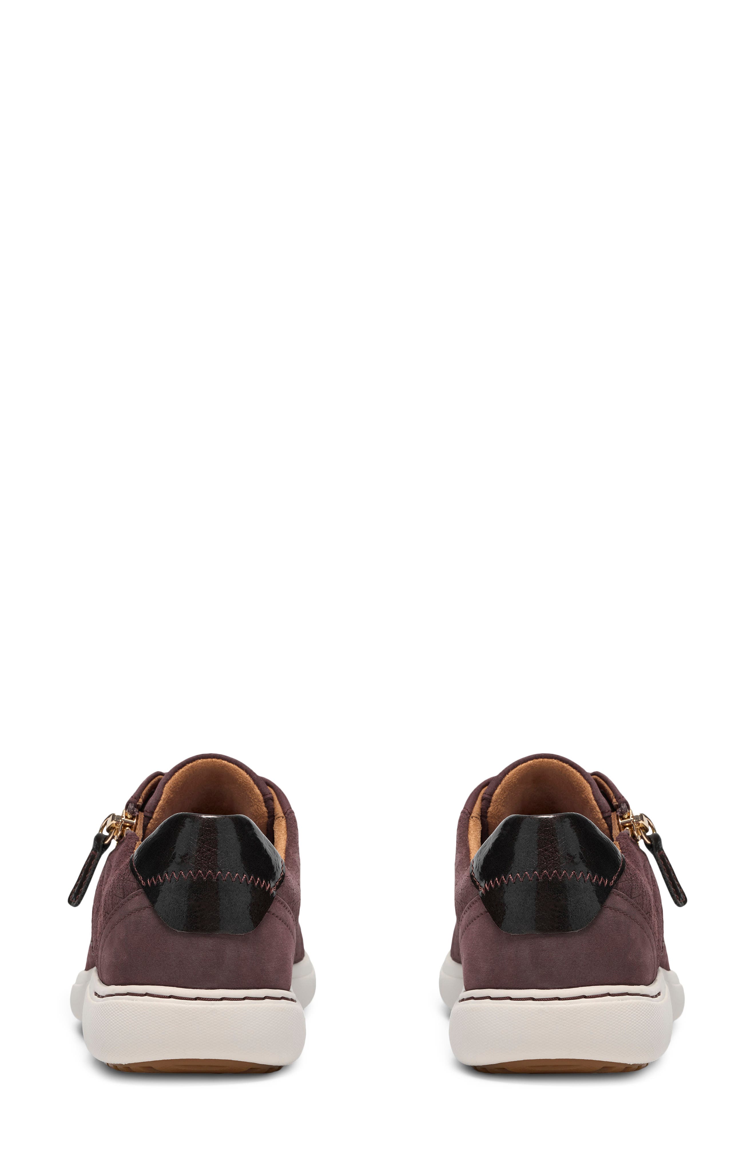 Nalle Zen Leather Sneaker, Alternate, color, PLUM INTEREST