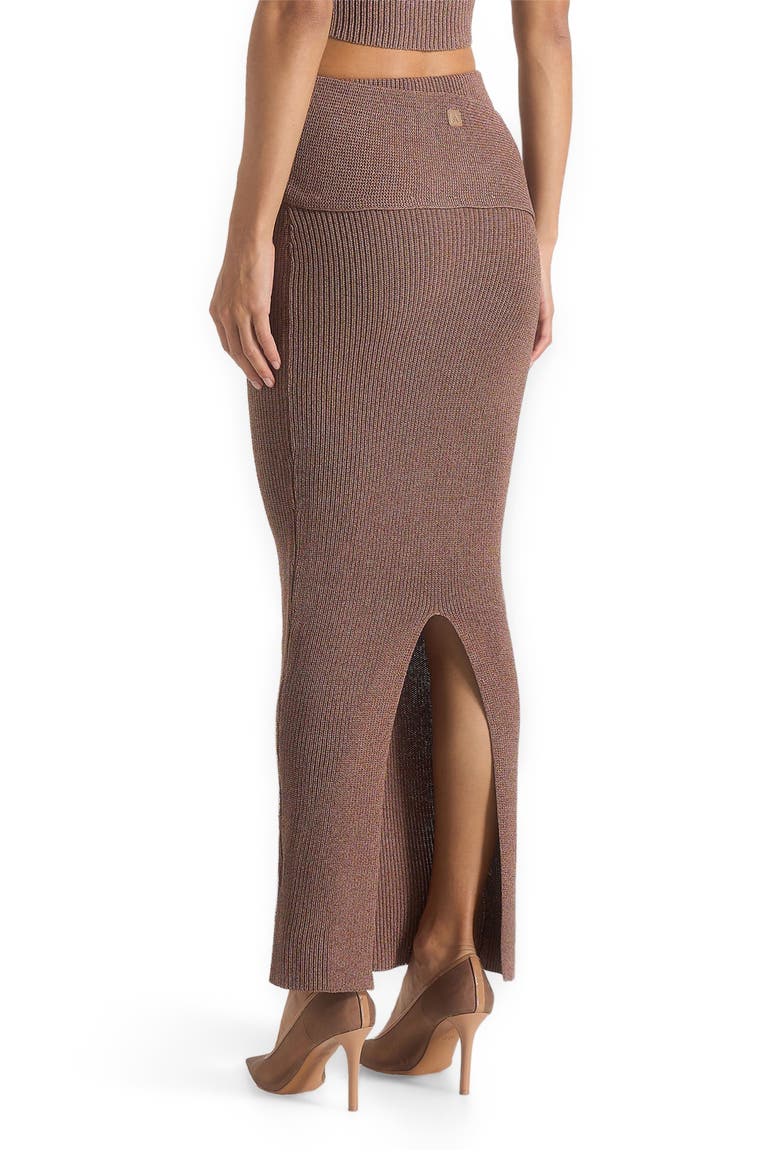 Amy Asymmetric Midaxi Skirt With Hardware Detail, Alternate, color, Taupe