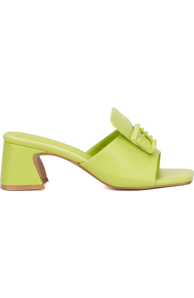 TORGEIS Annalise Slide Sandal, Alternate, color, Lime