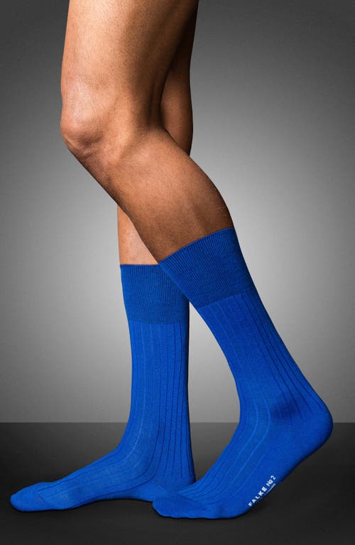 Shop Falke No. 2 Cashmere Blend Dress Socks In Olympic