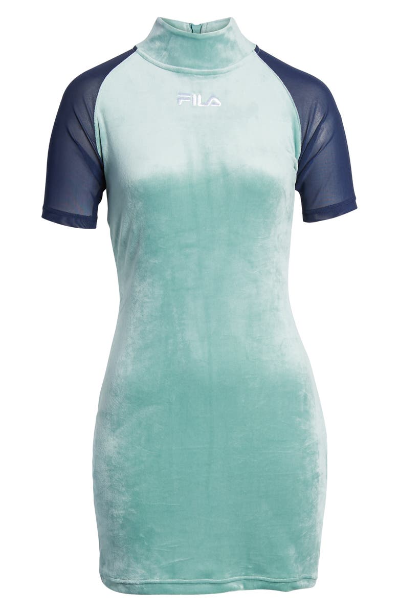 FILA Mahggie Velour Minidress, Alternate, color,