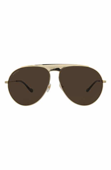 65mm Oversize Aviator Sunglasses