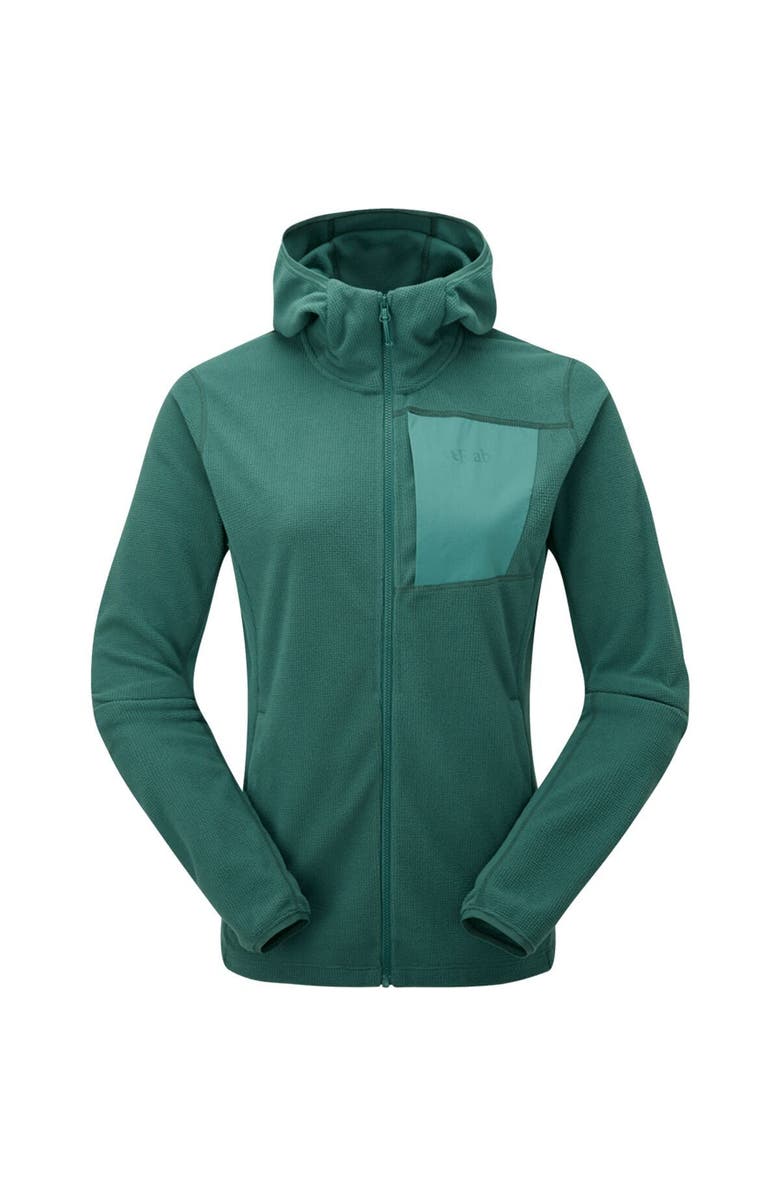 Rab Tecton Hoodie - Women's, Main, color, Green Slate
