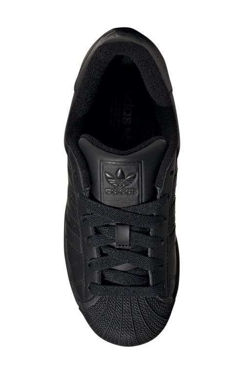 Adidas Originals Adidas Superstar Sneaker In Black/black/black
