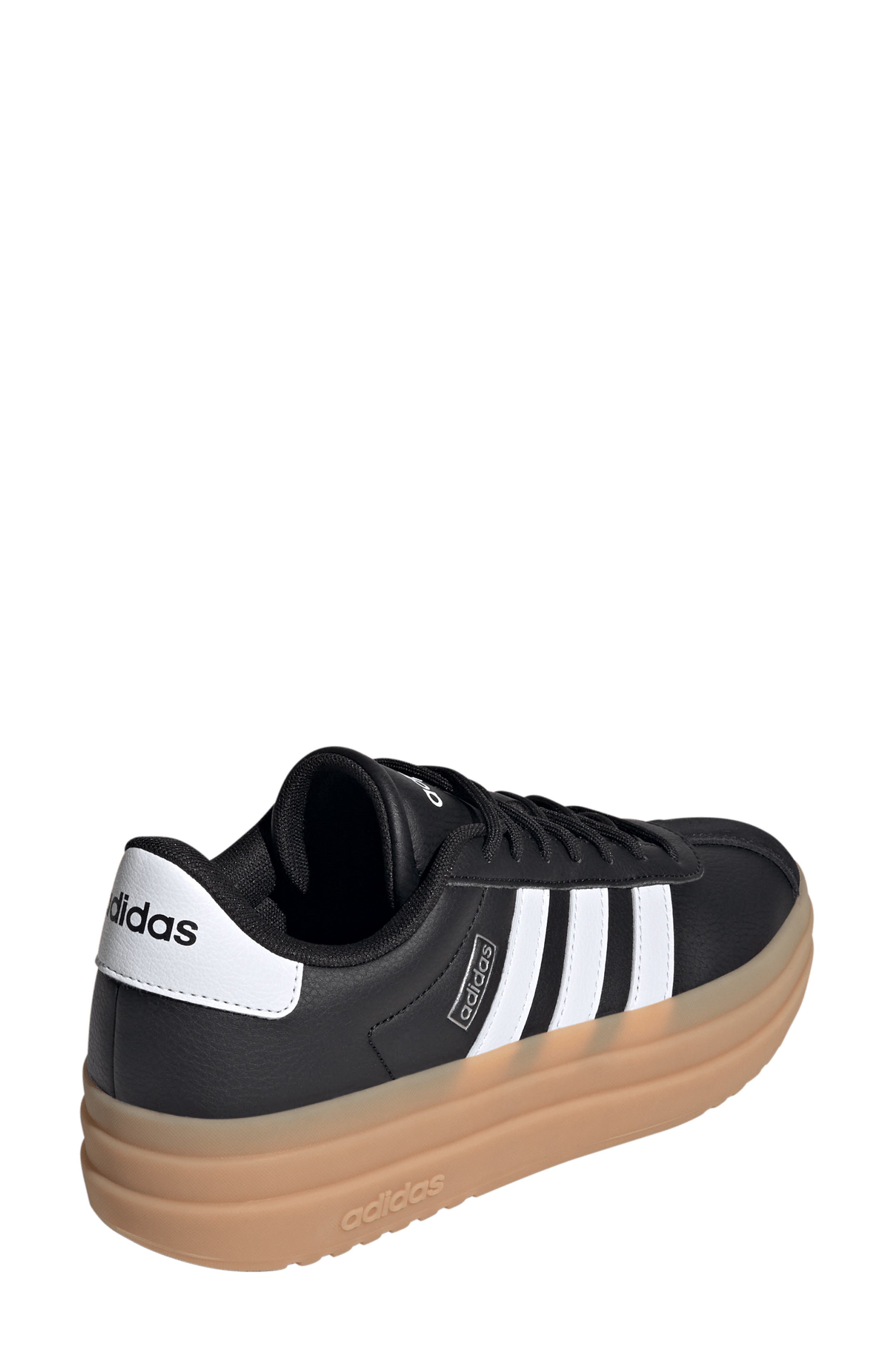adidas VL Court Bold Sneaker, Alternate, color, Cblack/Ftw