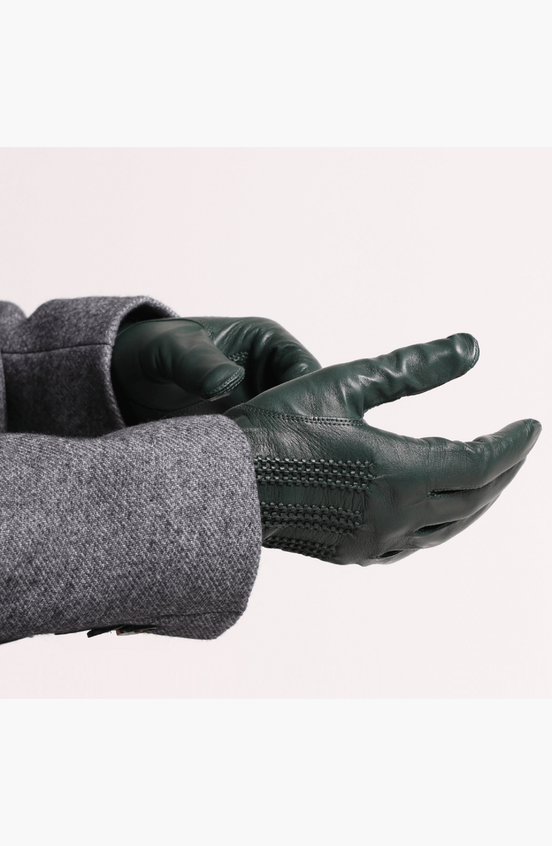 Seymoure Leather Traveler Gloves, Alternate, color, Agave