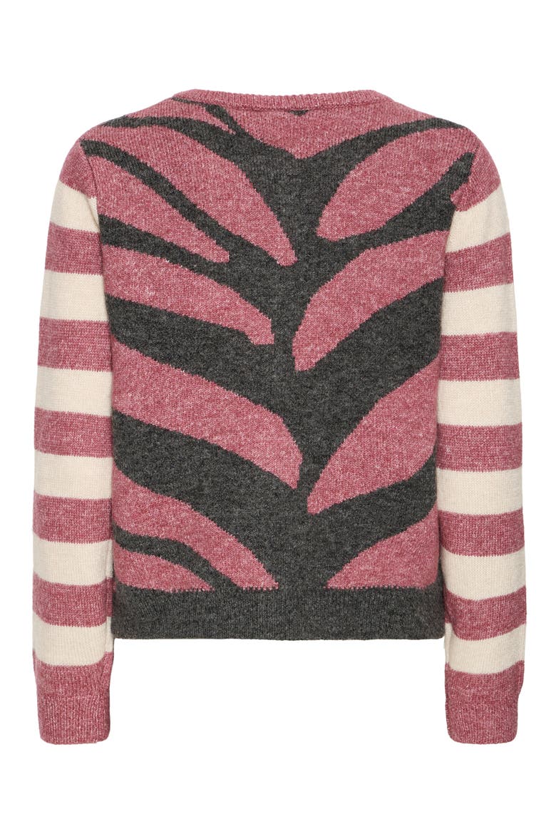Knit Cardigan, Alternate, color, MAROON COMBI