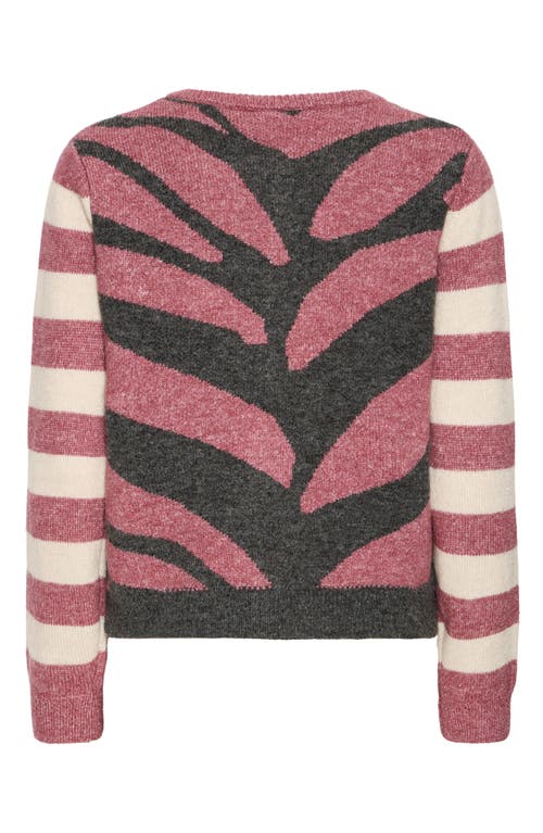 Ichi Knit Cardigan In Multi