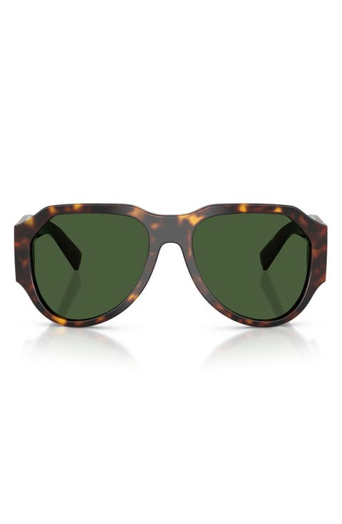 58mm Pilot Sunglasses