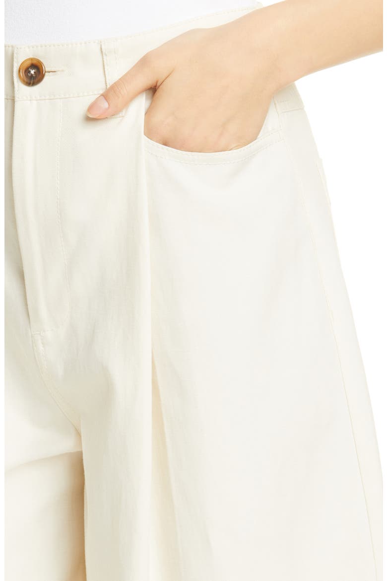 Wide Leg Ankle Pants, Alternate, color, NATURAL