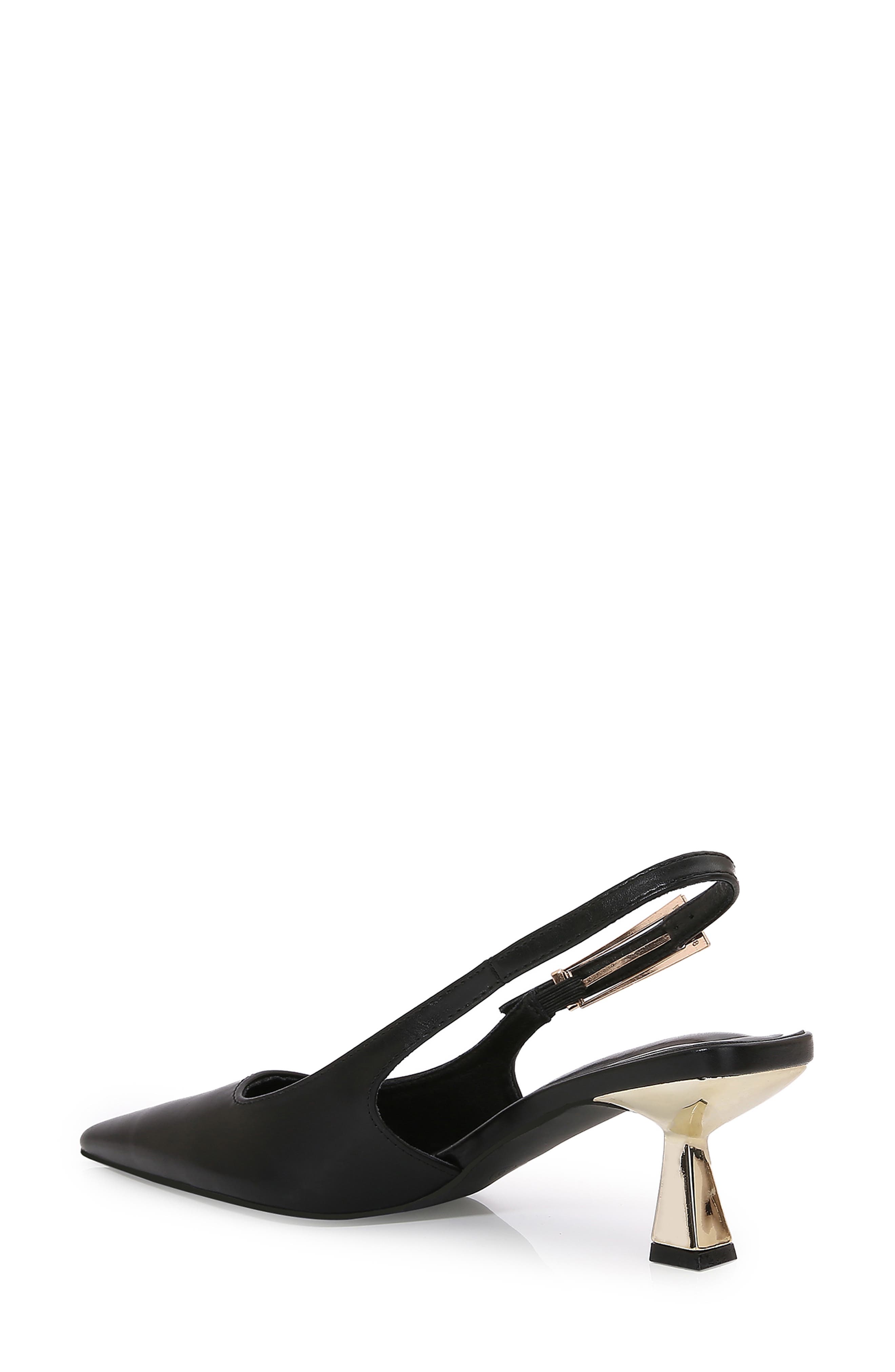BERNESS Cassandra Kitten Heel Slingback Pump, Alternate, color, Black