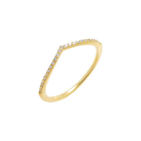Pavé Chevron Ring