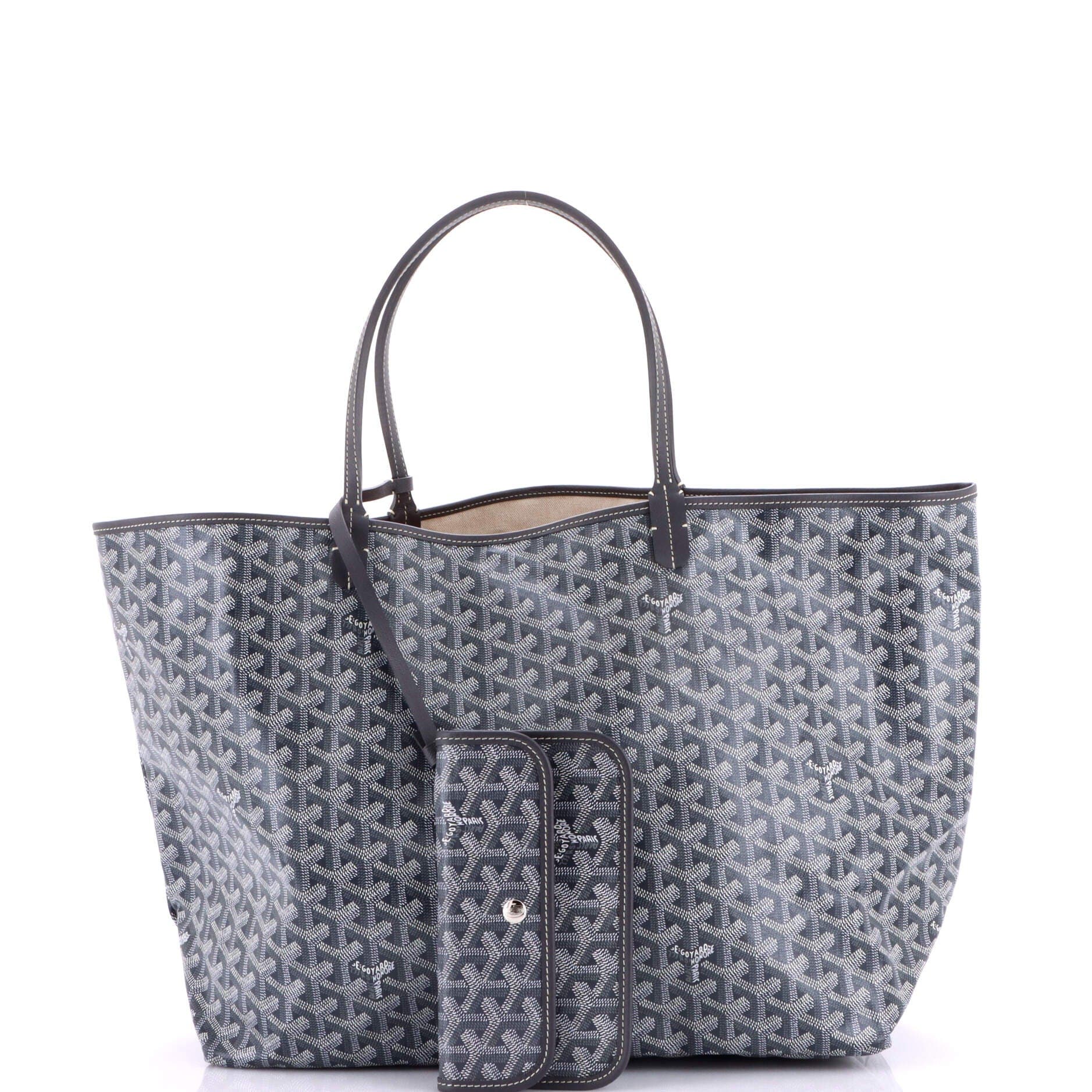 Pre-Owned Goyard Saint Louis Tote Coated Canvas GM, Alternate, color, Gray