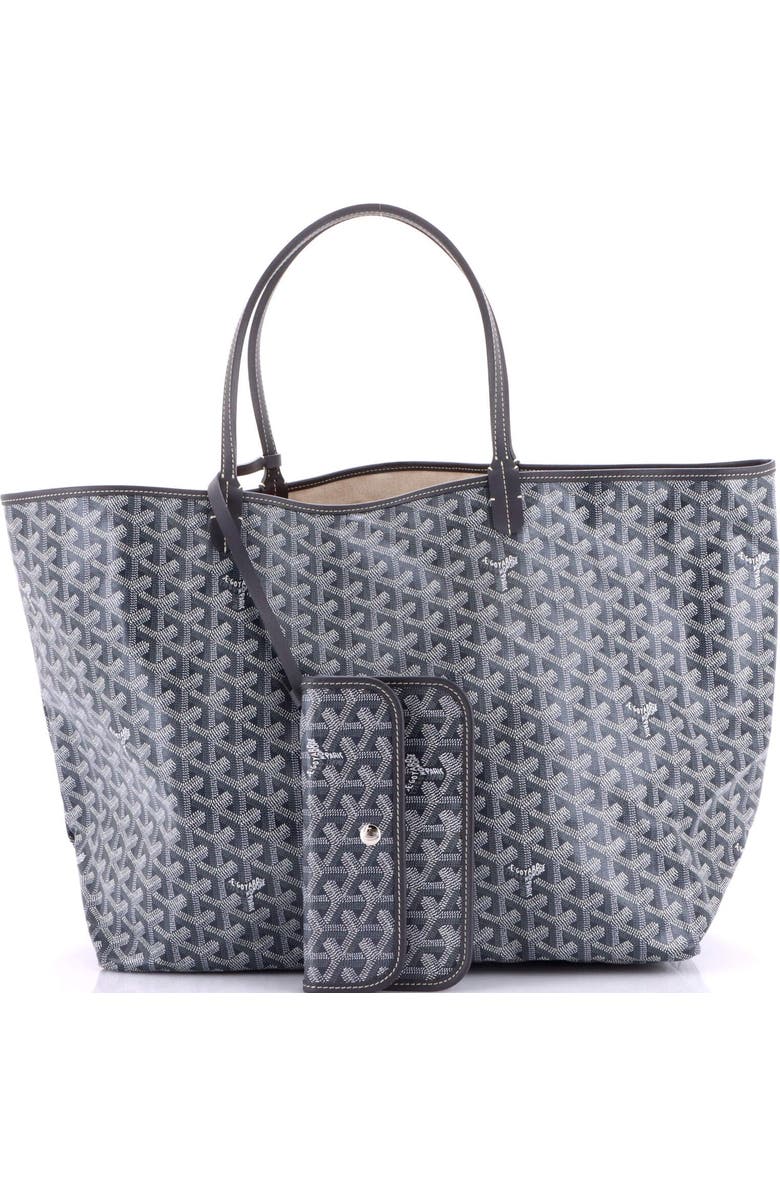 Pre-Owned Goyard Saint Louis Tote Coated Canvas GM, Alternate, color, Gray