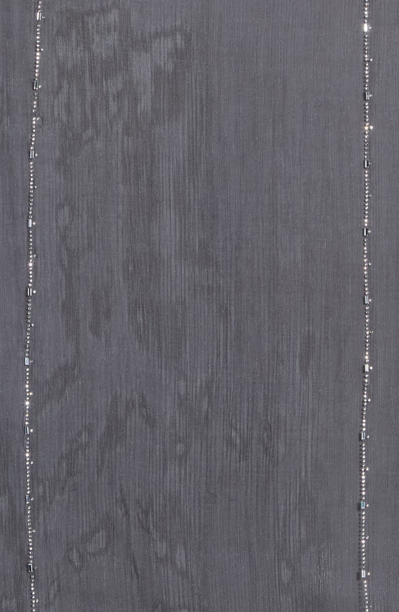 Steve Madden Embellished Oblong Scarf, Alternate, color, Black
