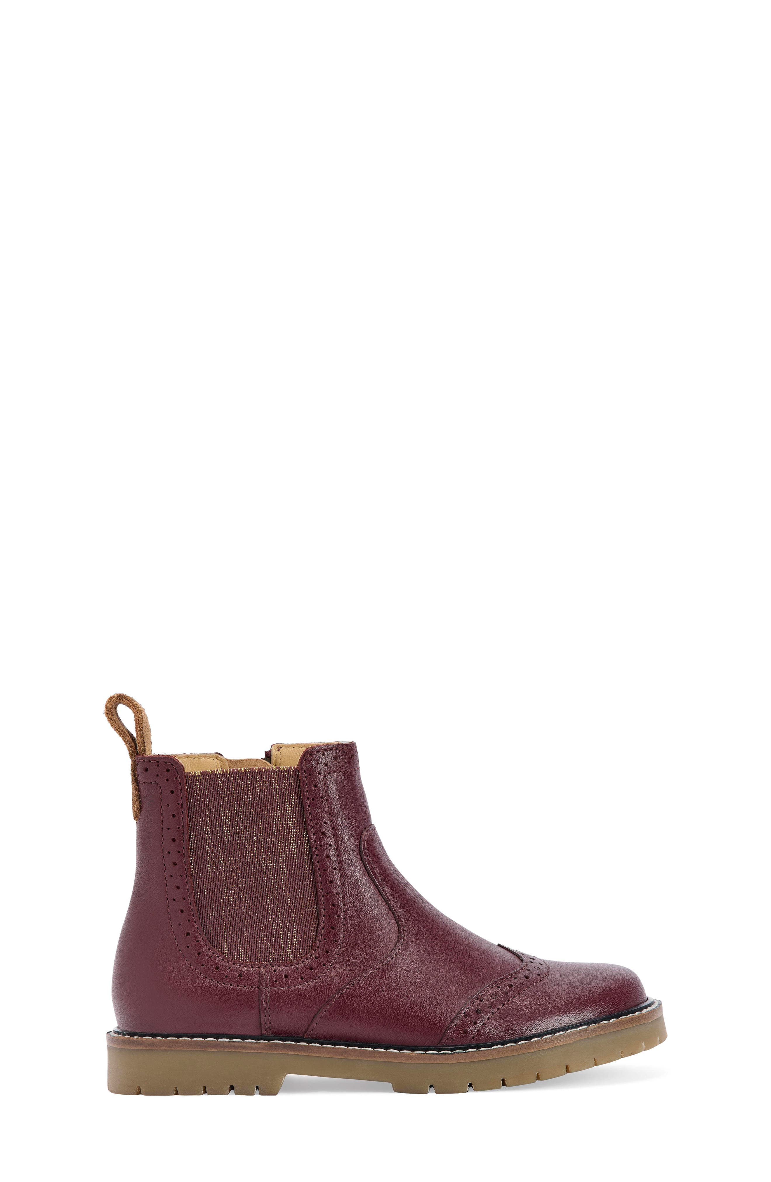 Boden Kids' Chelsea Boot, Alternate, color, Oxblood