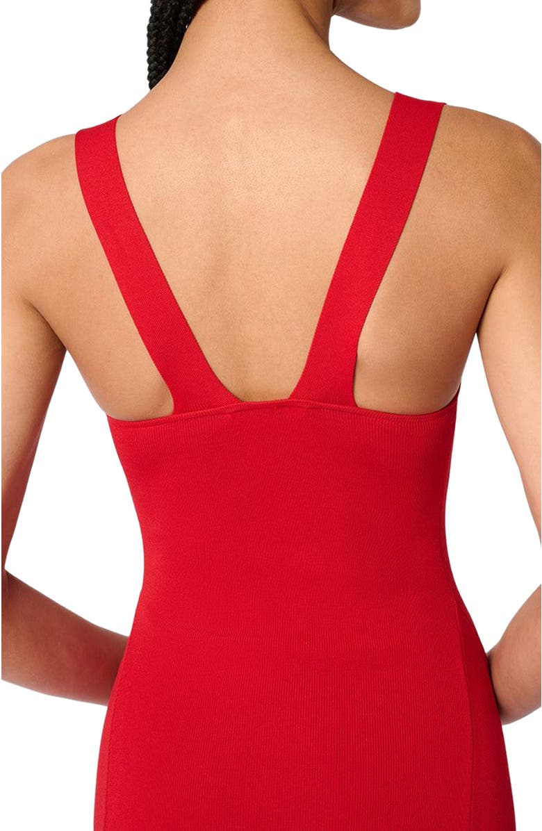 WeWoreWhat Scoop Neck Midi Dress, Alternate, color, Red