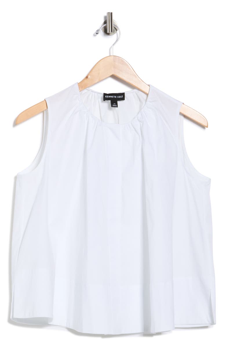 Kenneth Cole Paperbag Neck Sleeveless Top, Alternate, color, 