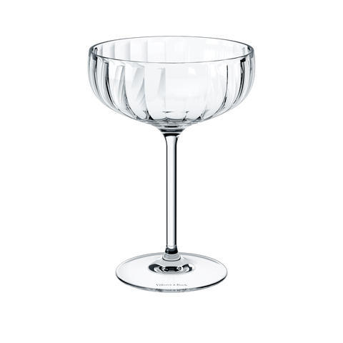 Rose Garden Champagne Coupe Set of 4