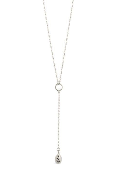 Lee Molten Teardrop Y-Necklace