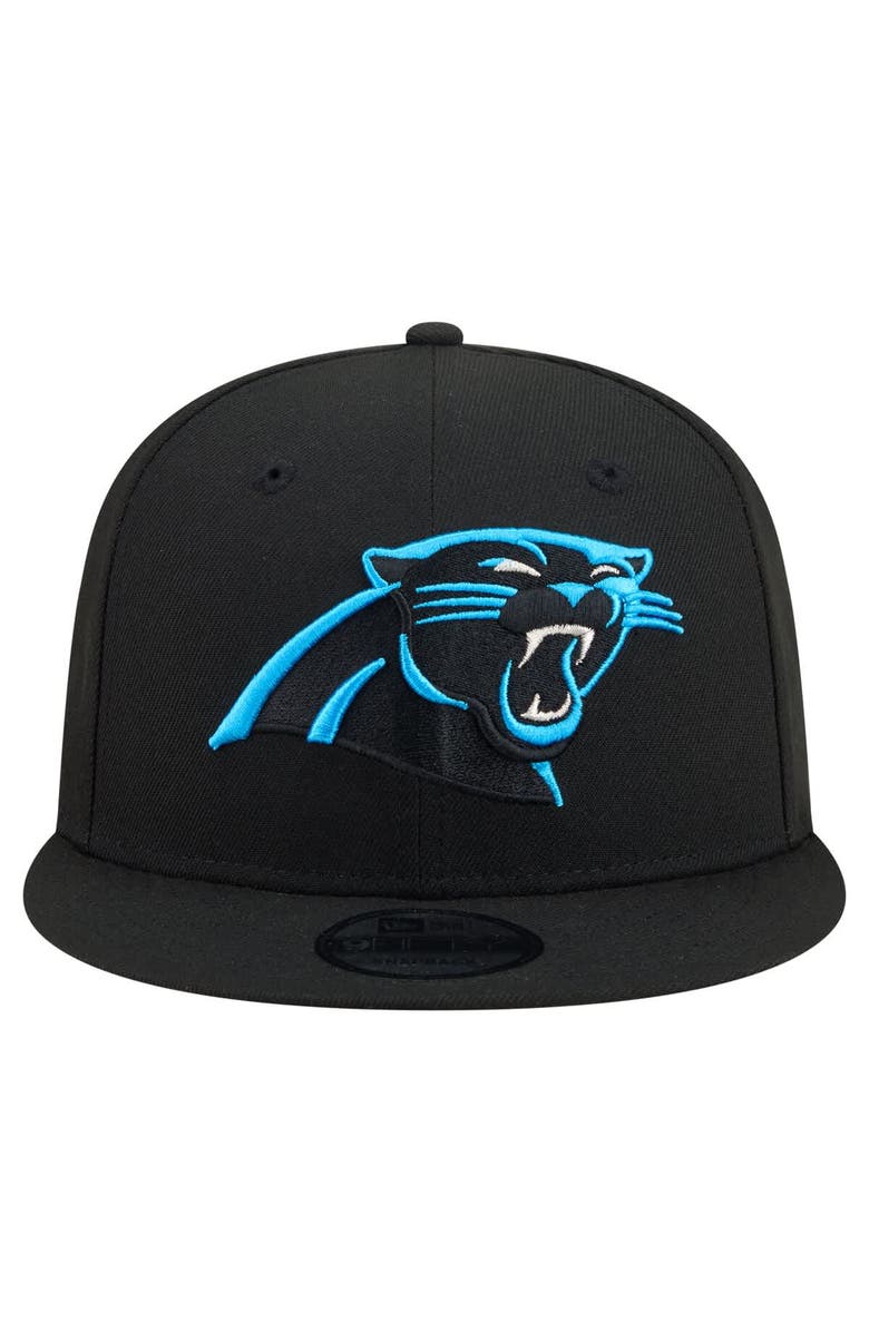 New Era Men's New Era Black Carolina Panthers 9FIFTY Snapback Hat, Alternate, color, Black