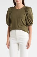 Madewell Puff Sleeve Cotton T-Shirt