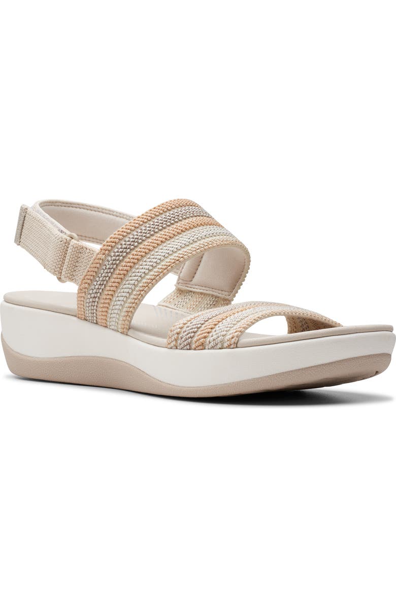 Clarks<sup>®</sup> Arla Stroll Sandal, Main, color, Beige Combo