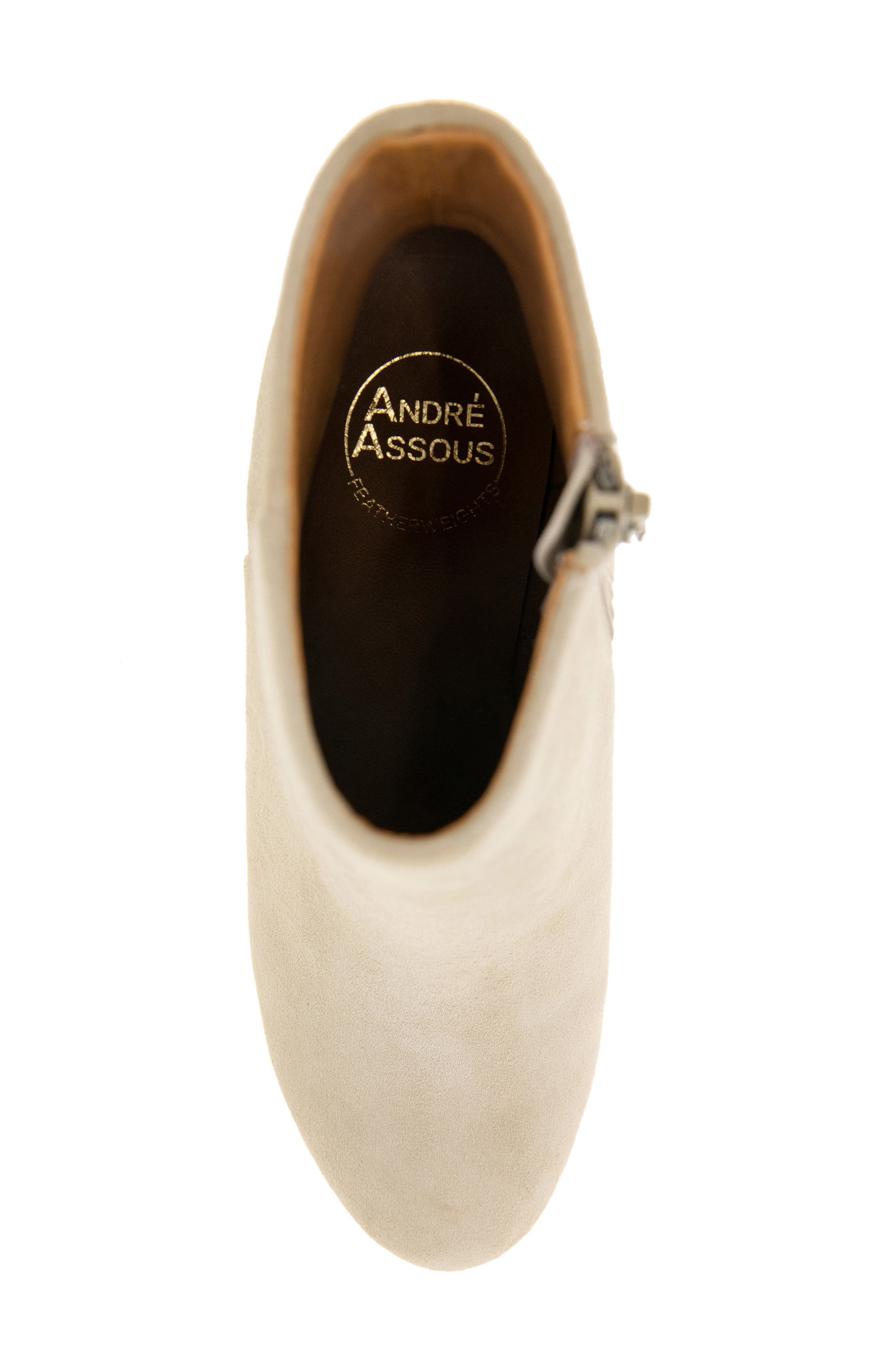 André Assous Kora Wedge Bootie, Alternate, color, Sesame