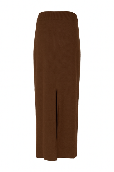 Cherry Knit Skirt Fluffy Skirt