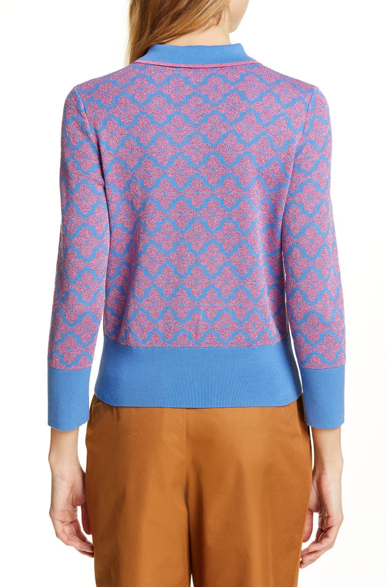 floral spade sweater, Alternate, color, VIBRANT BLUE