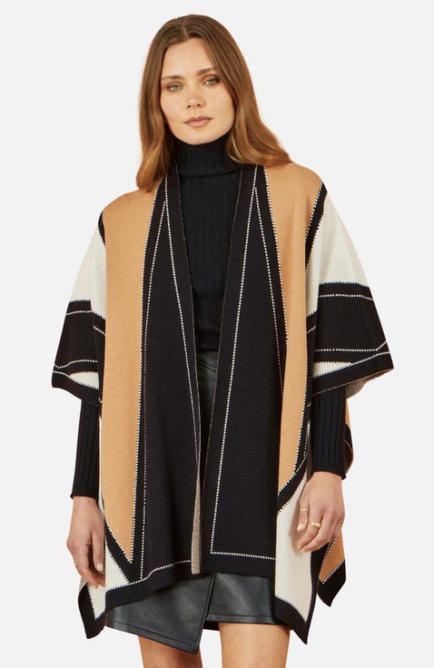 Colour Block Cape