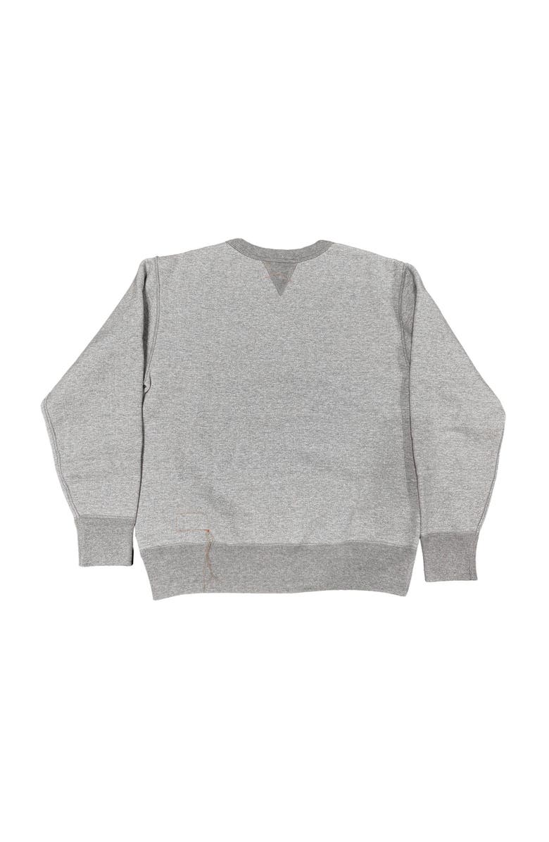 Fortela Vintage Inspired Crew Neck Sweatshirt, Alternate, color, Melange Grey
