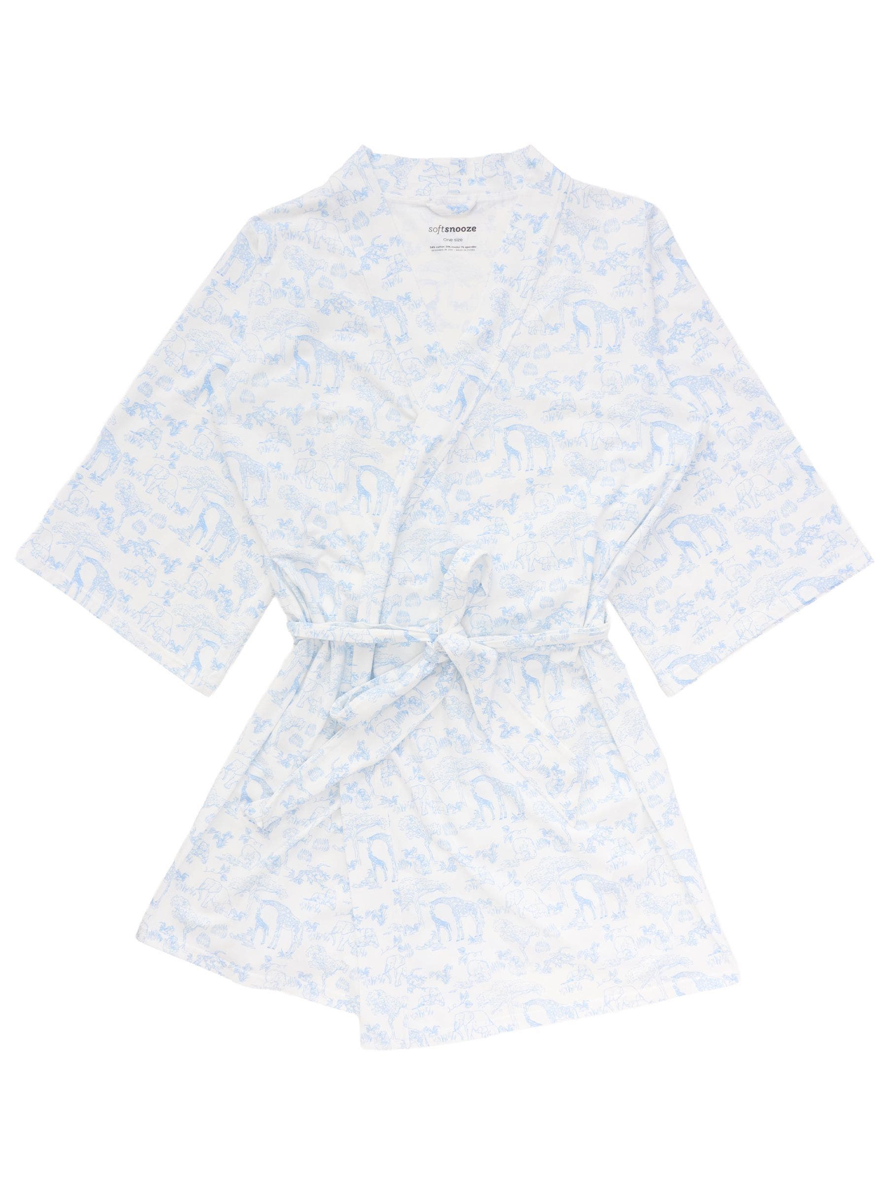 selected Periwinkle Blue Safari Toile