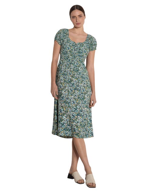 Milkmaid Midi Dress