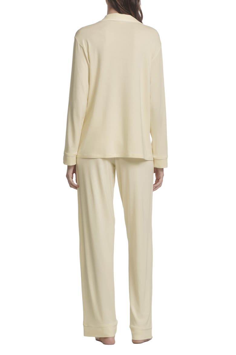 Gisele Long Pajamas, Alternate, color, BUTTERCREAM/IVORY