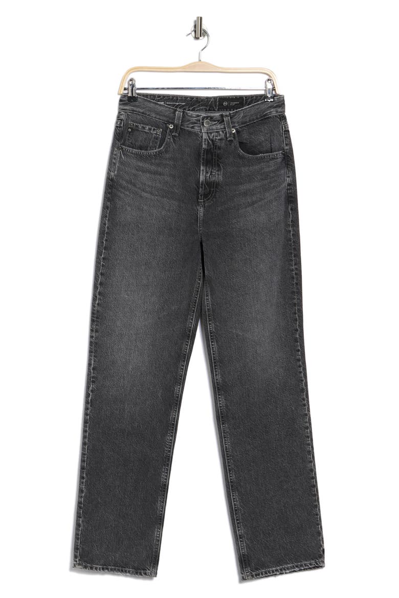 Clove High Waist Straight Leg Jeans, Alternate, color, DISTORTION