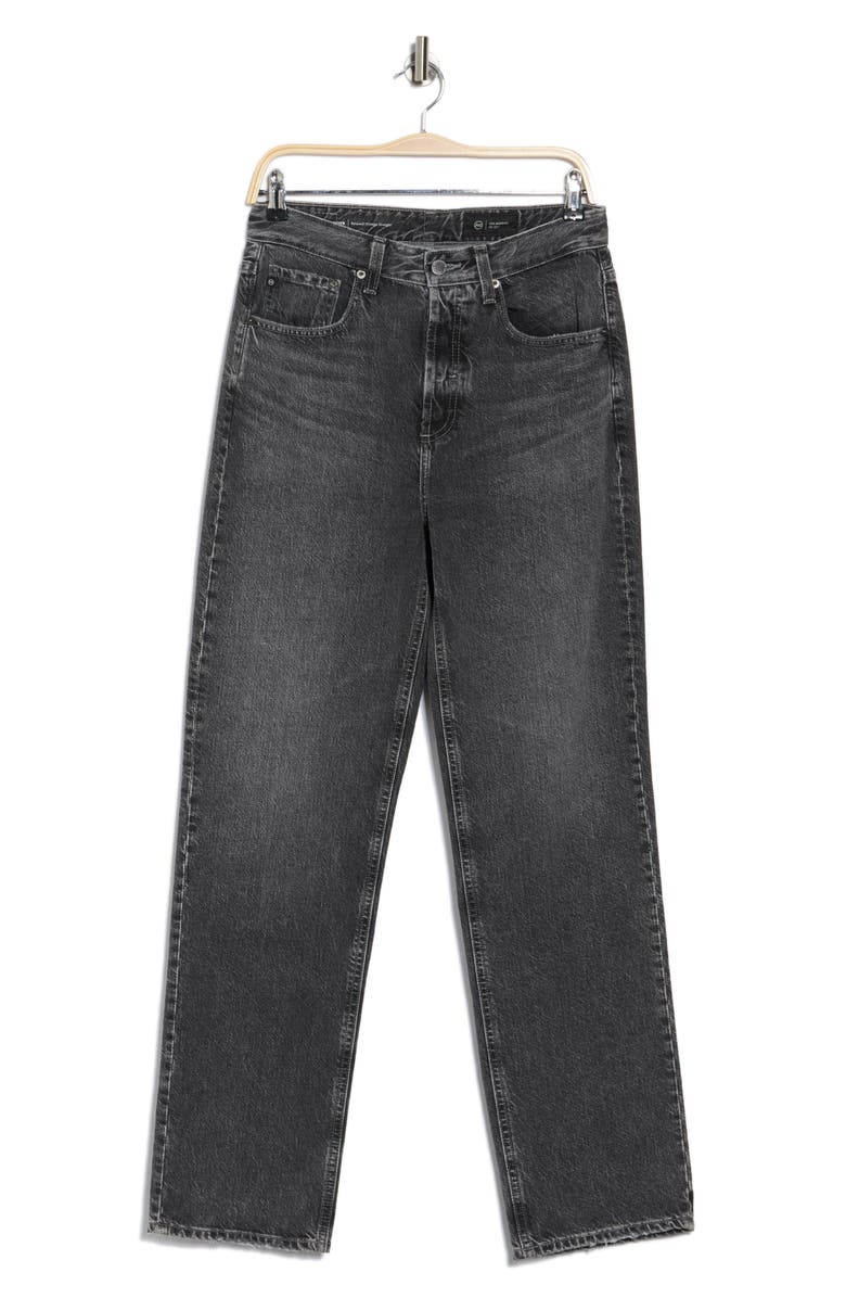 AG Clove High Waist Straight Leg Jeans, Alternate, color, Distortion