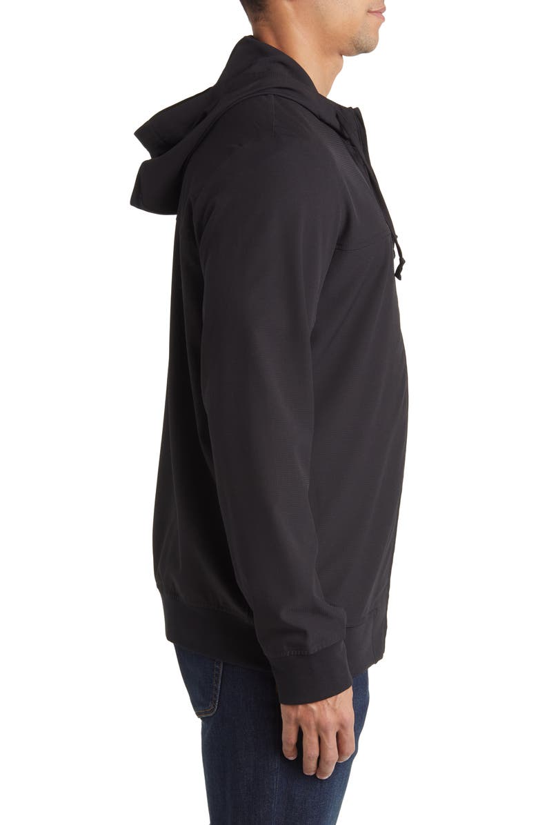 TravisMathew Wanderlust Hooded Jacket, Alternate, color, Black