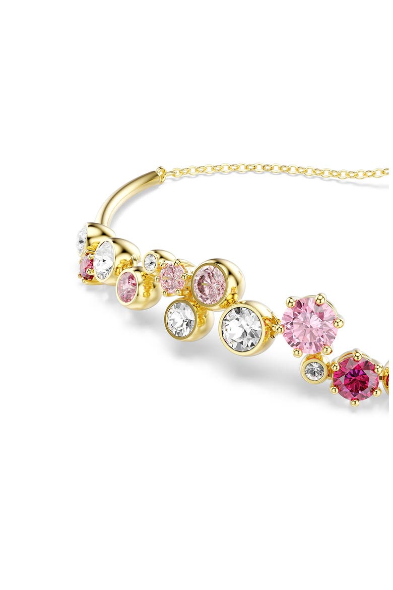 Constella Crystal & Zirconia Bracelet, Alternate, color, GOLD/ RED