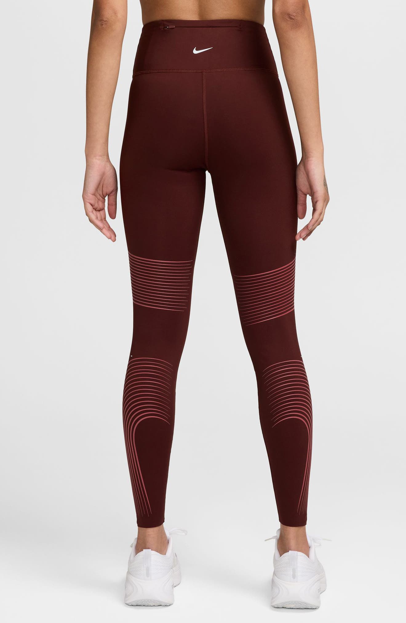 Nike Swift Flash Dri-FIT Performance High Waist Full Length Running ...