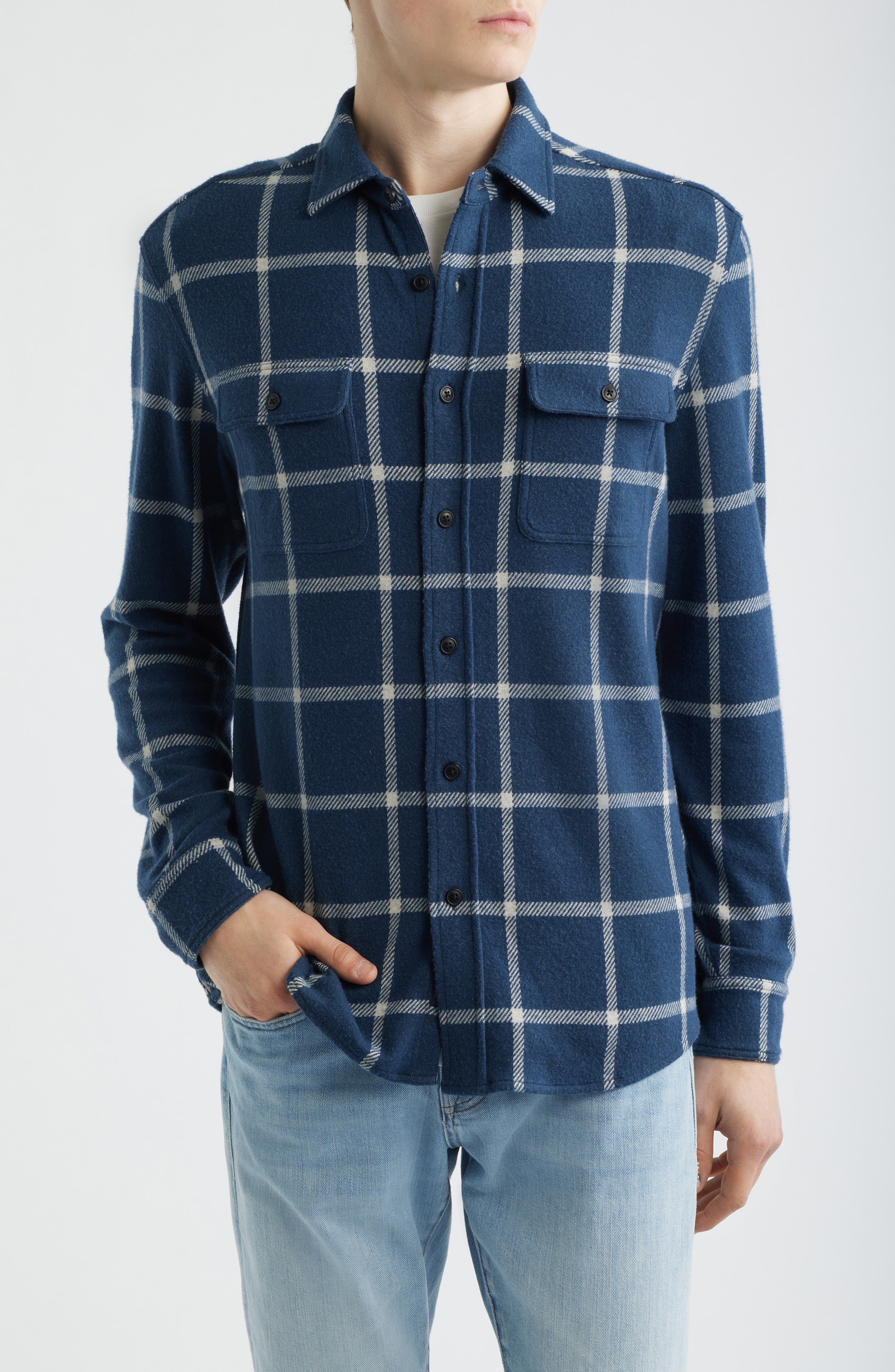 VARSITY BLUE PLAID
