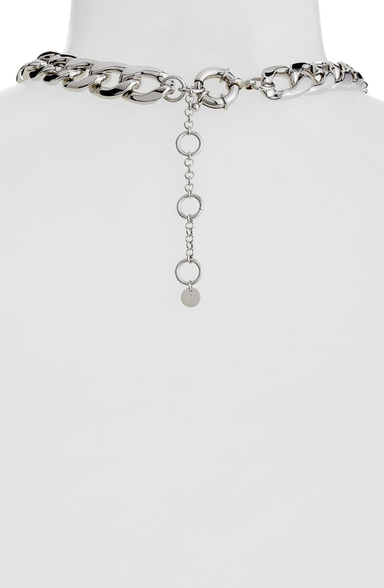 Something Navy Large Chain Collar Necklace, Alternate, color, 