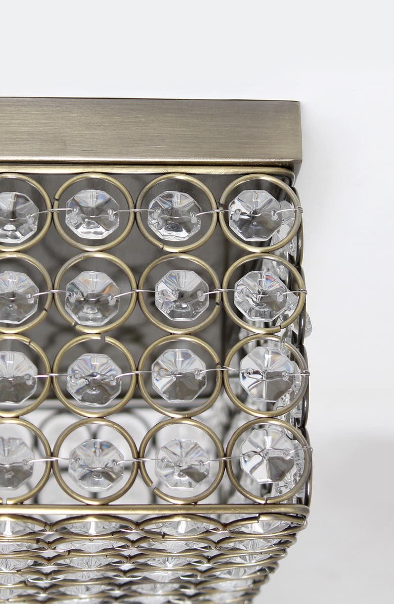 LALIA HOME Crystal Flush Mount Light Fixture, Alternate, color, 