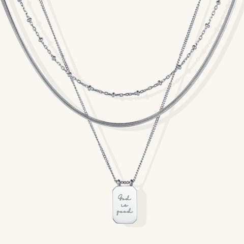 God Is Good - Layered Necklace