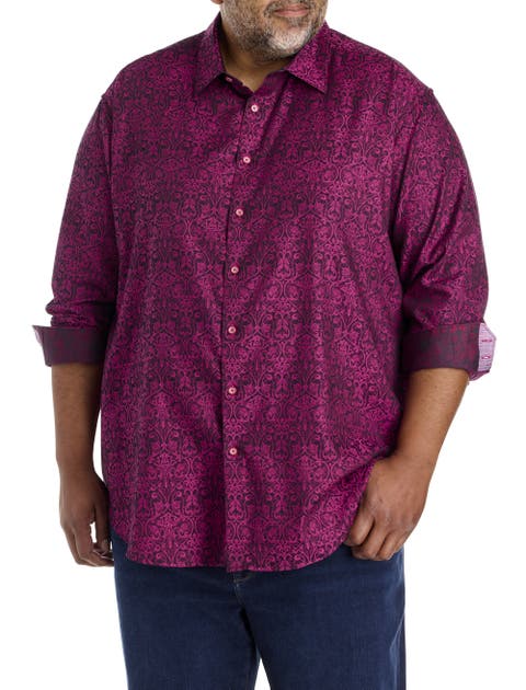Big & Tall Luther Tonal Sport Shirt