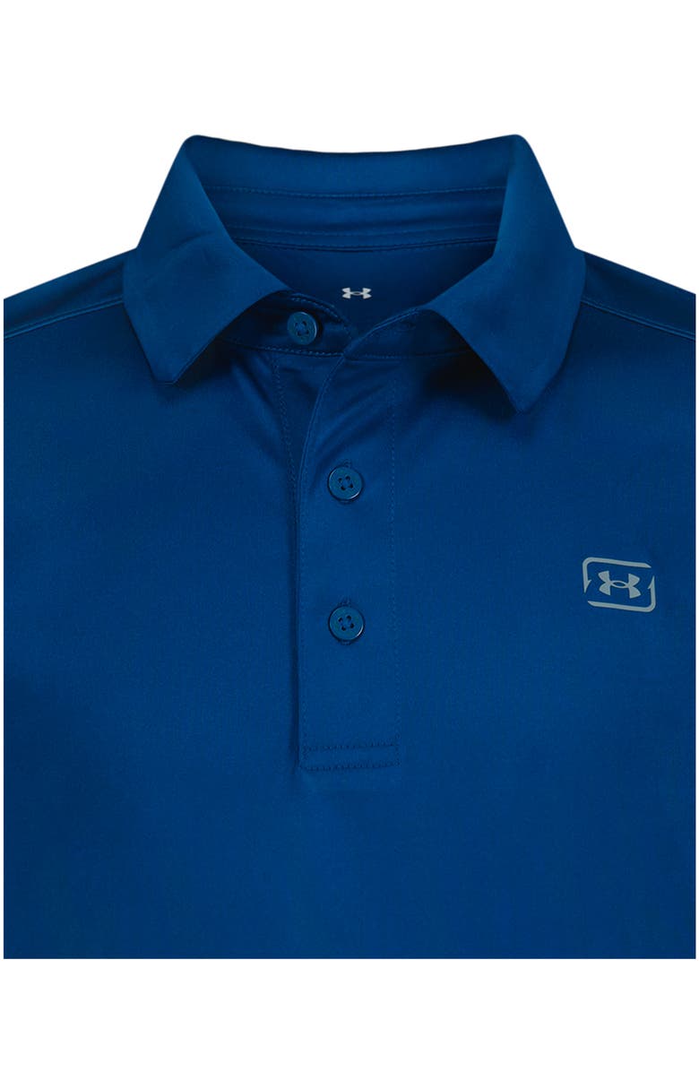 Under Armour Kids' UPF 50+ Polo, Alternate, color, Varsity Blue