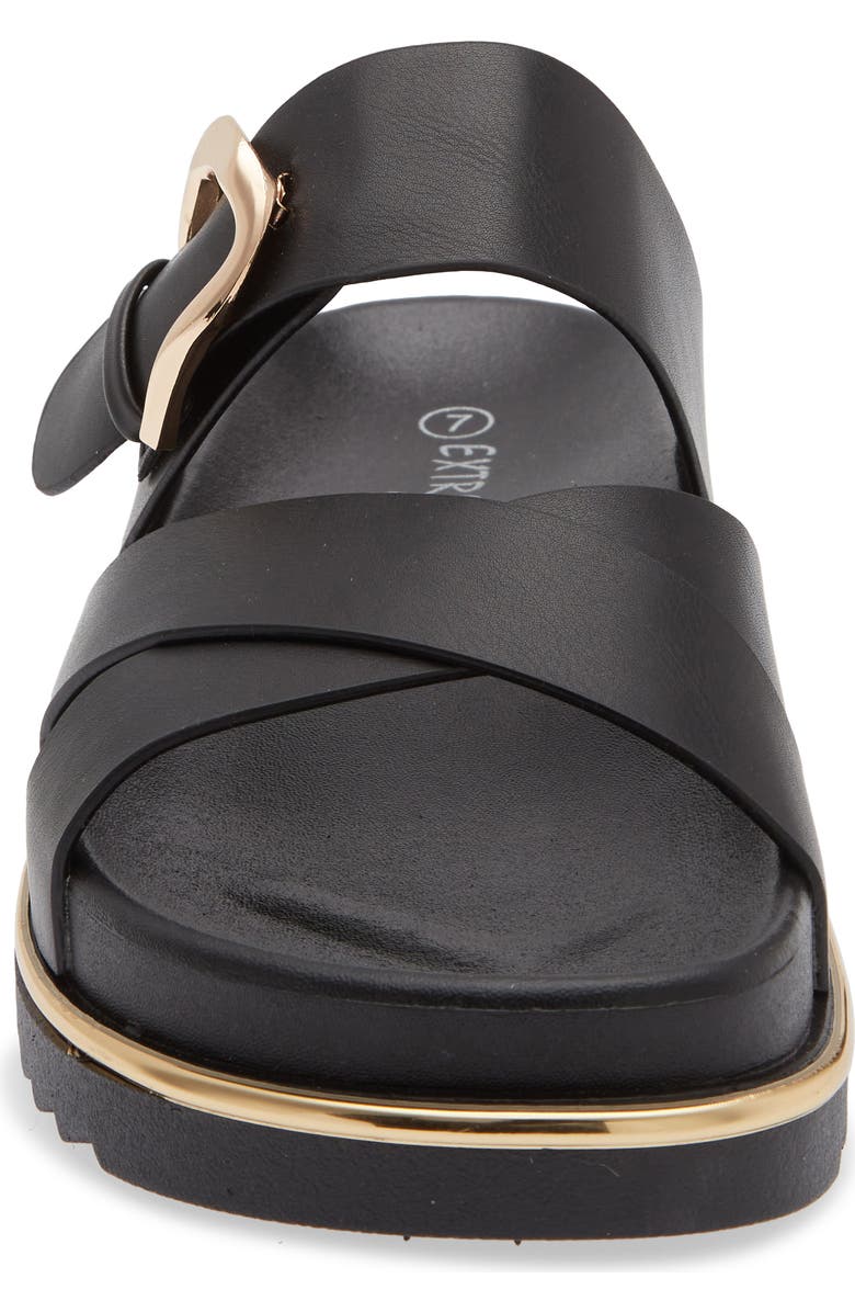 EXTREME BY EDDIE MARC Kira Slide Sandal, Alternate, color, Black