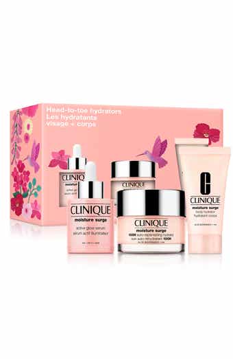 Clinique Head-to-Toe Hydrators 3-Piece Skincare Set $101 Value