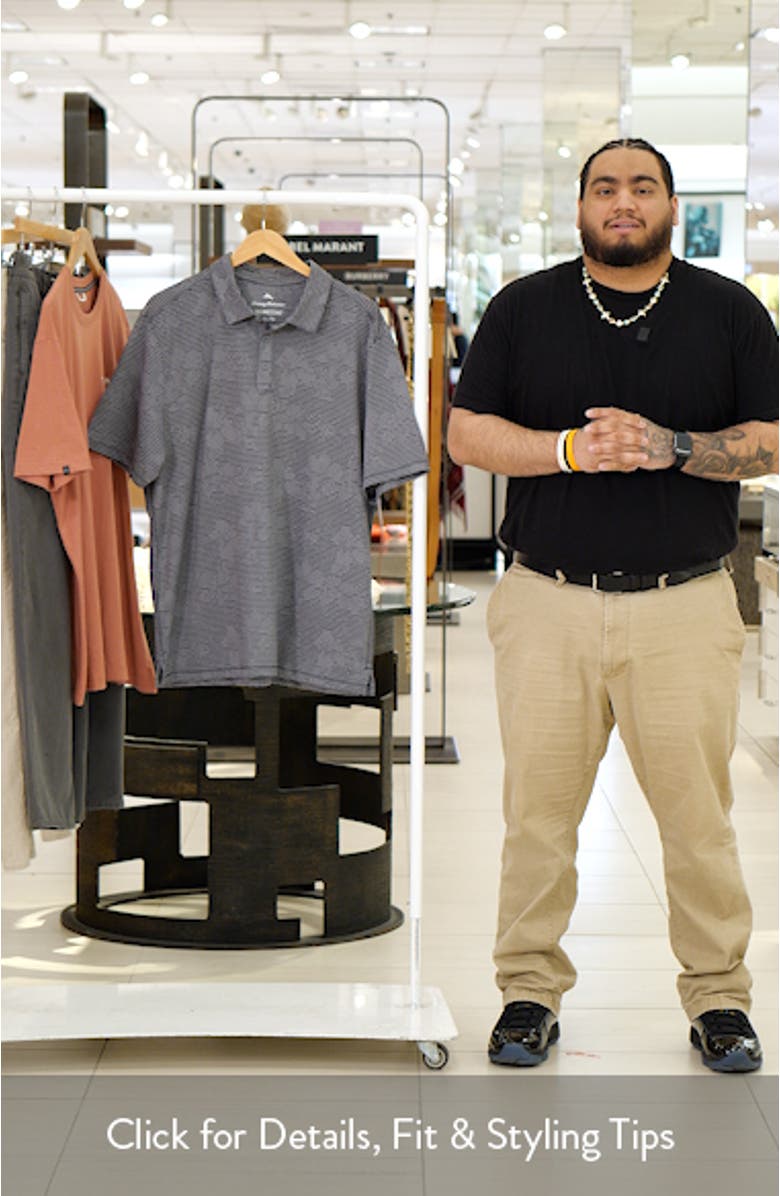 Costa Wave Twilight Canopy Seersucker Stripe IslandZone<sup>®</sup> Polo, sales video thumbnail